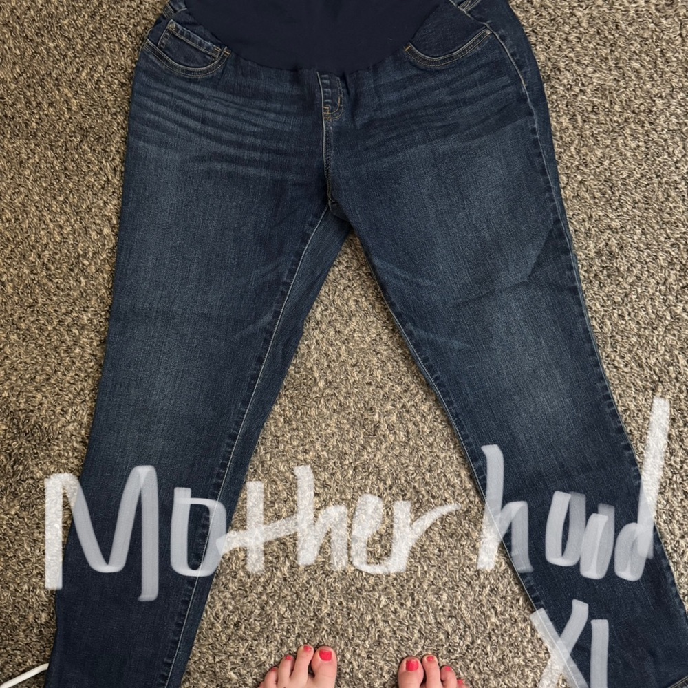 Motherhood Women's Blue Jeans